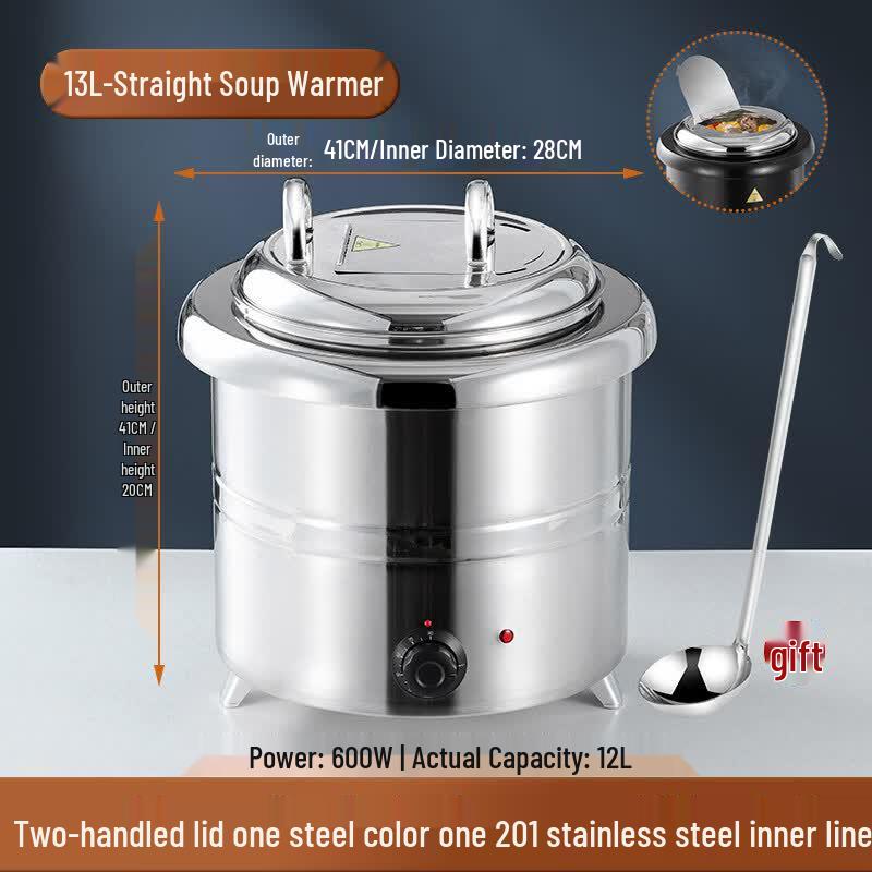 Yingtang 13L Electric Stainless Steel Soup Warmer