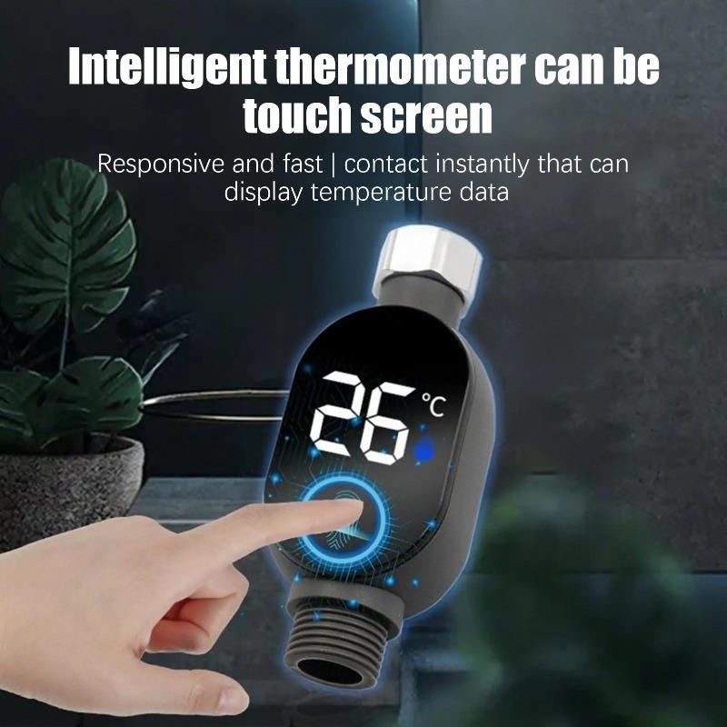 Termometro Digitale LED per Doccia Impermeabile Monitor Intelligente per Bagnetto Bambino Bagno Accurato Sicuro Spegnimento Automatico Durevole