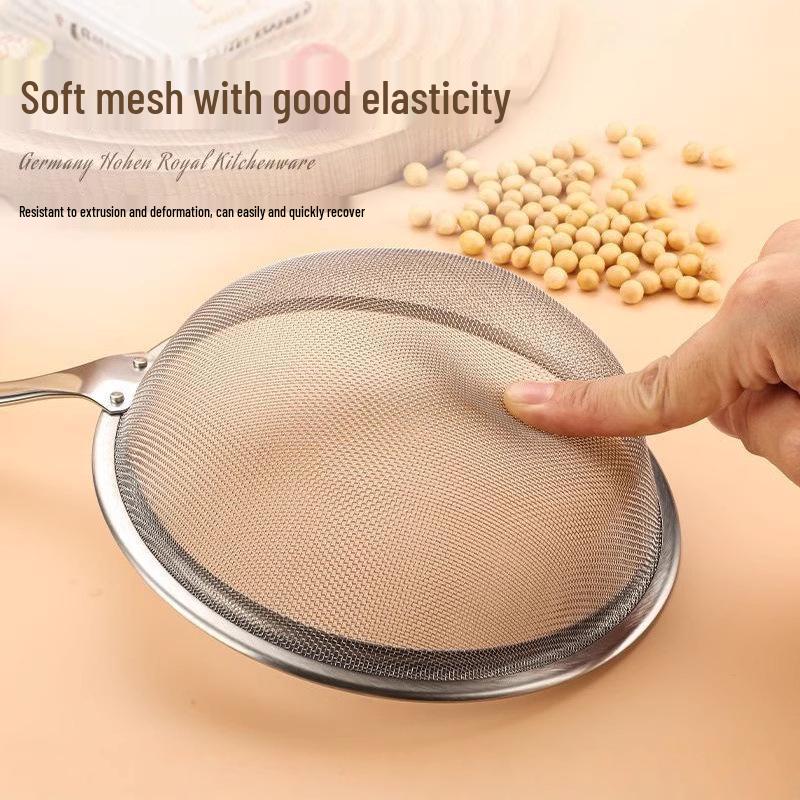 Ultra-Fine Stainless Steel Colander Spoon - Encrypted Mesh Strainer for Kitchen & Hot Pot
