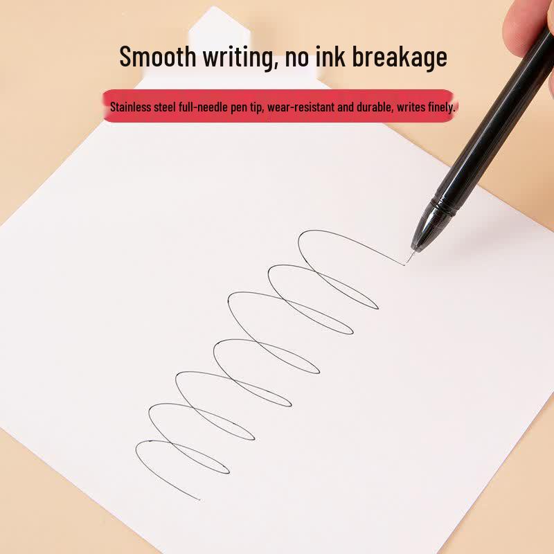 M&G 0.5mm Black Pull Cap Gel Pen