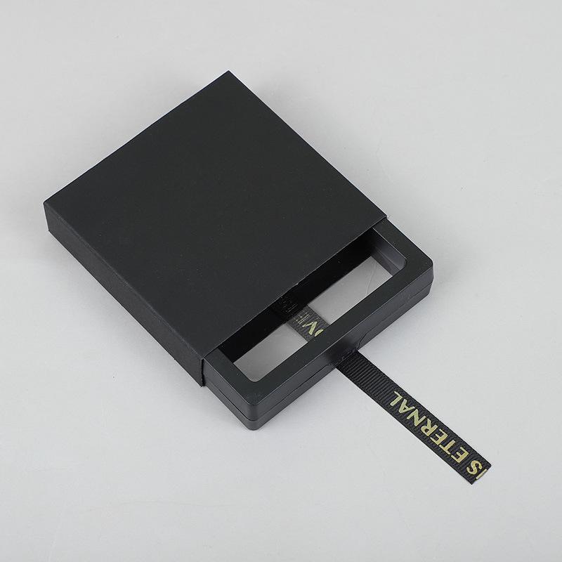 Aufbewahrungsbox für Nagelkunst mit PE-Folie und farbiger Kartenhülle