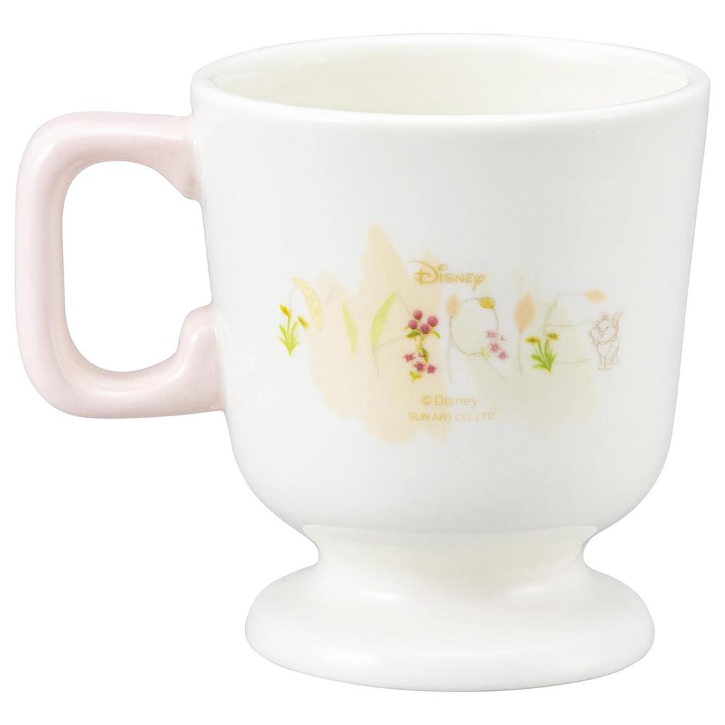 Sun Art Disney Marie Flower Relief "Fashion Kit" Mug, Approx. 210ml, SAN4046-1
