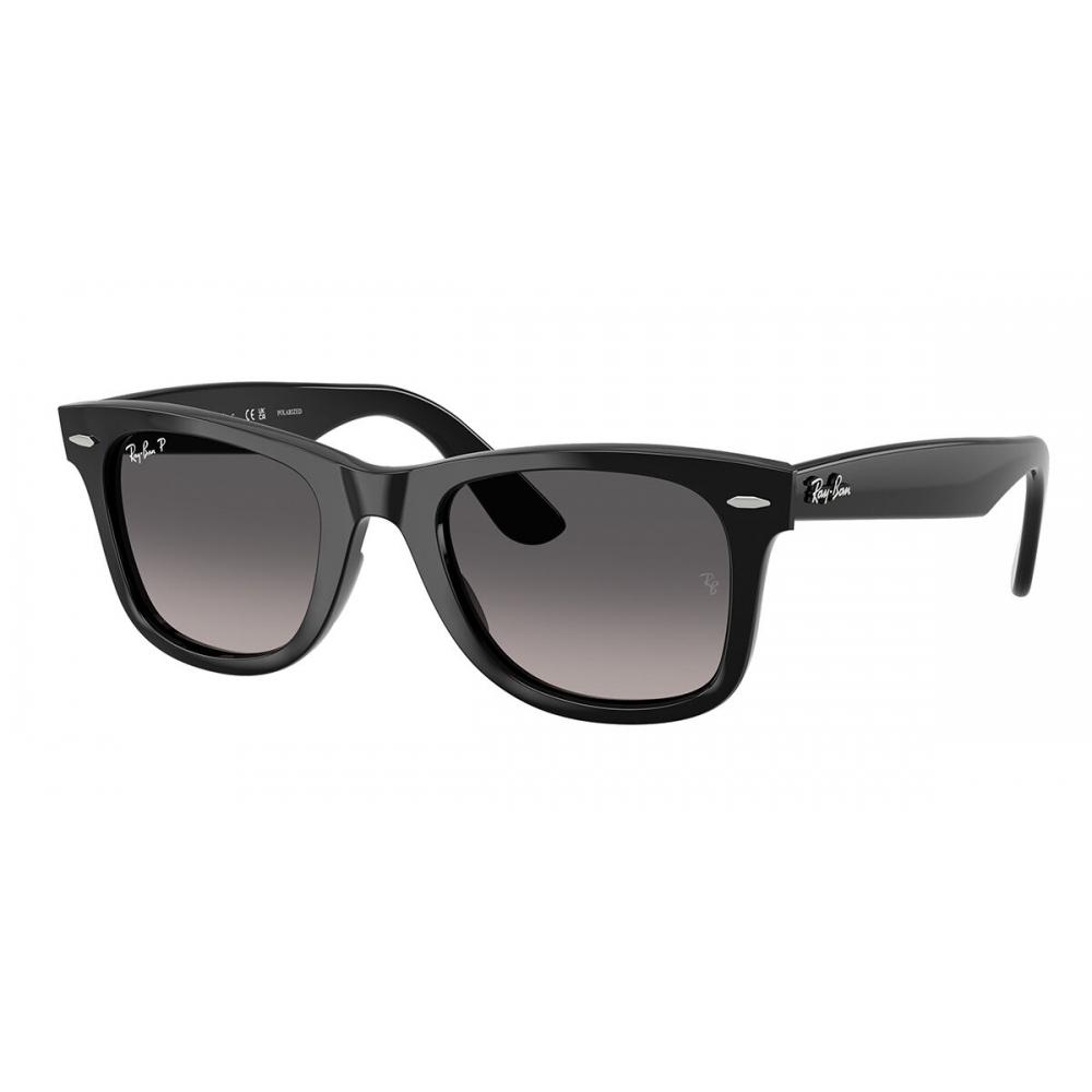 Ray Ban Rb4340 Wayfarer Polarized Sunglasses 601 M3 Unisex Black/50-22-150