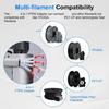 For X1 P1 X1C P1S P1P 4 In 1 PTFE Adapter Pipe Expansion Port Connectors 4 Feeding Module 3D Printer Adapter Accessories