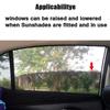 2/4 stücke Auto Fenster Bildschirm Tür Abdeckungen Vorne/Hinten Seite Fenster UV Sonnenschein Abdeckung Schatten Mesh Auto Moskitonetz für Baby Kind