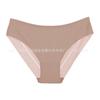 Women Striped Lace Seamless Breathable Mid Waist Sexy Briefs Panties