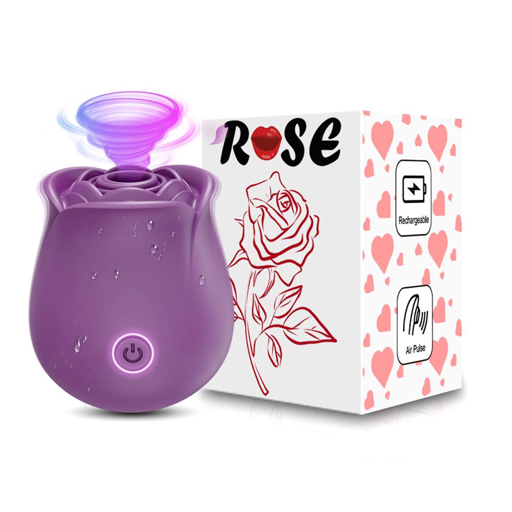 Powerful Rose-Toy Sucking Vibrator Female Sucker Clitoris Oral Nipple Vacuum Stimulator Adults Supplies Goods Sex Toys for Women