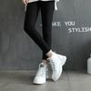 Women's Soft Elastic Thick Sole High-top Lace-up Winter Fur One Warm Cold Padded Snow Boots Non-slip Wear Casual Sports Cotton Boots