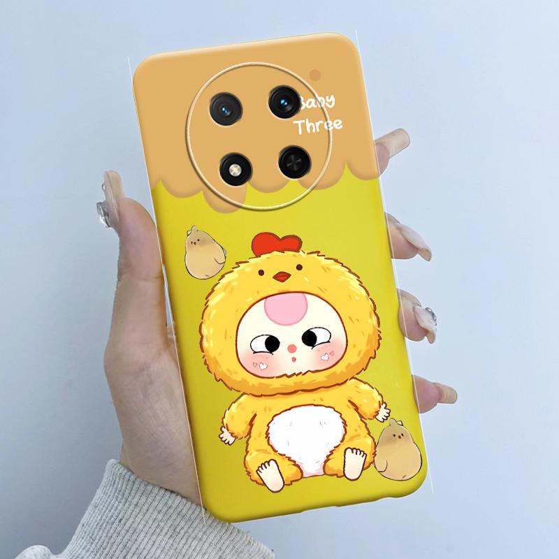 For Honor X9C Case 6.78 inch Bumper Shells Flower Girl Design Soft Silicone Protective Cover for Honor Magic7 Lite Coque fundas