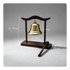 Hängende Messingglocke mit Ständer | Achtsamkeit, Meditationsklöppel, für Wohnkultur 5,3 cm