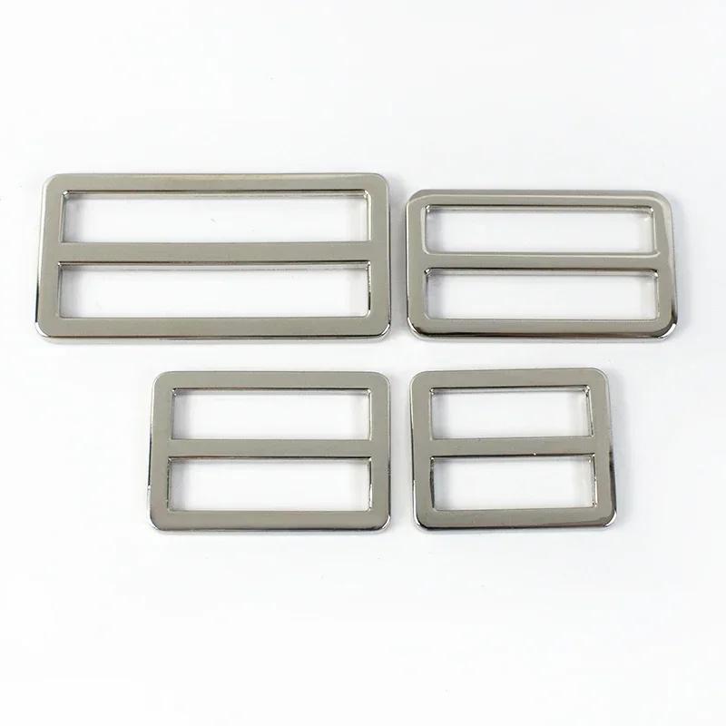 5/10 Pezzi 25/32/38/50mm Fibbie Metalliche per Borsa Anello Tri-Glide Fibbia Regolatore Cinturino Ganci Chiusura Accessori Hardware Fai da Te
