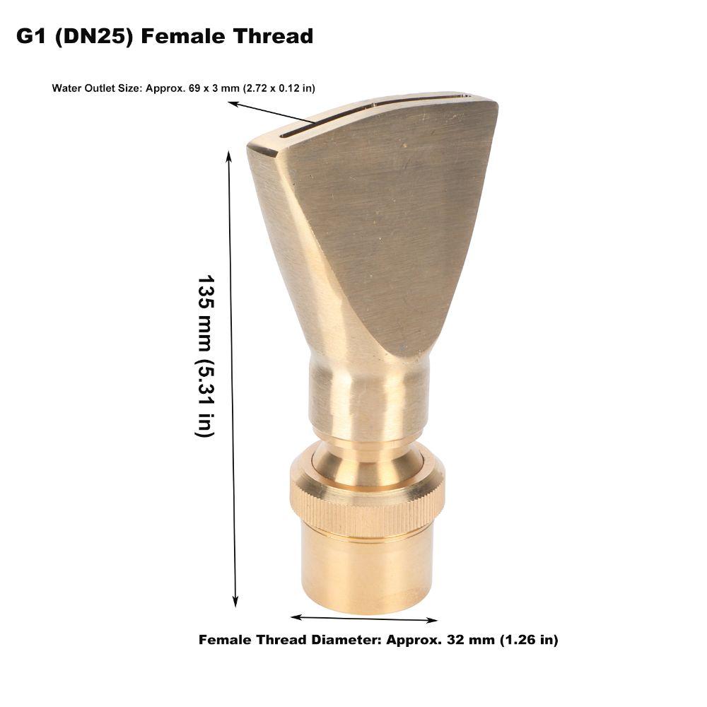 Brass Landscape Nozzle G1 Female Thread Fountain Sprinkler  Decorative Fountain Display