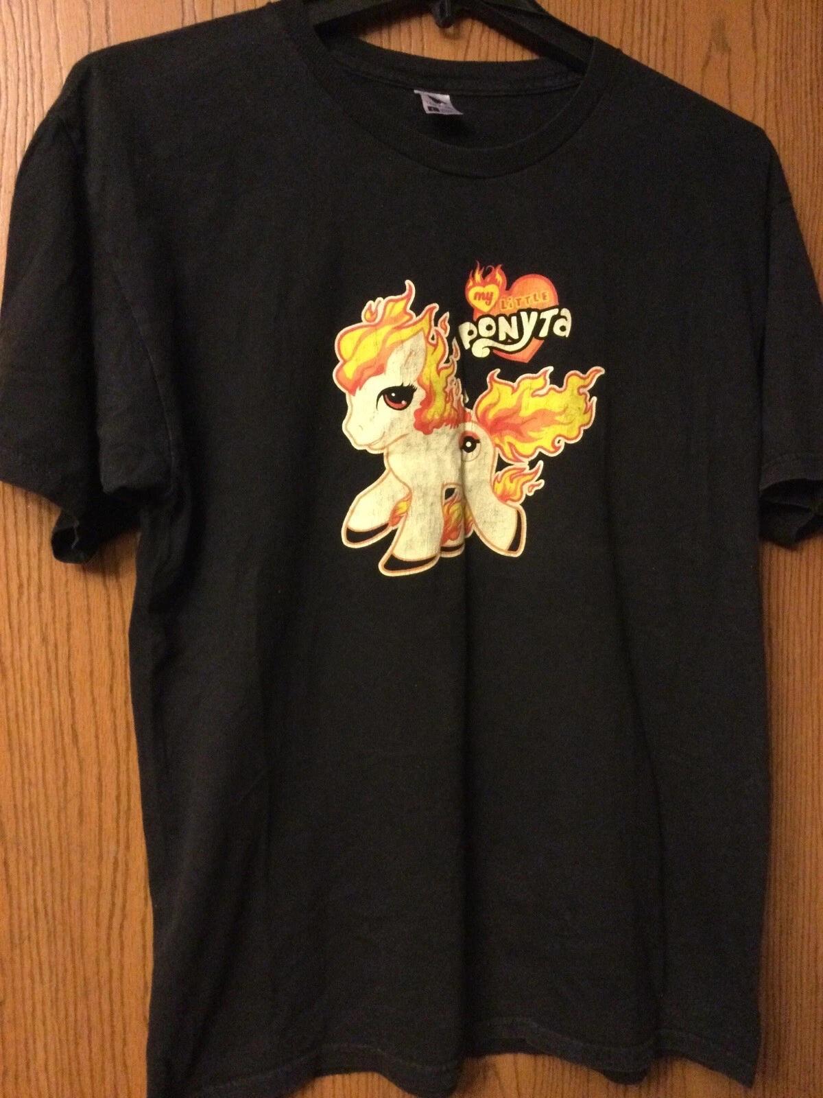 

My Little Ponyta - Black Shirt - L. S