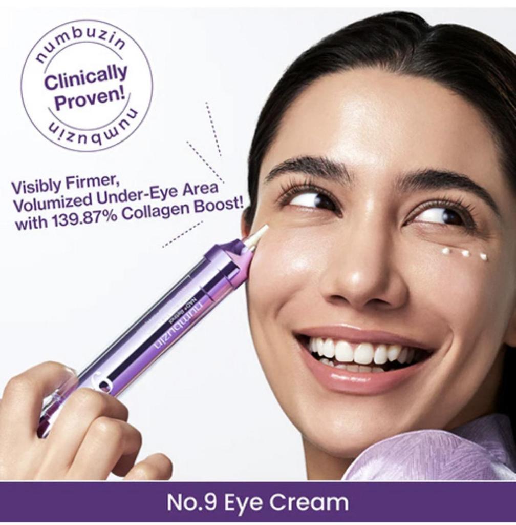 numbuzin No.9 NAD+ Retinol Volumetox Eye Cream 10ml