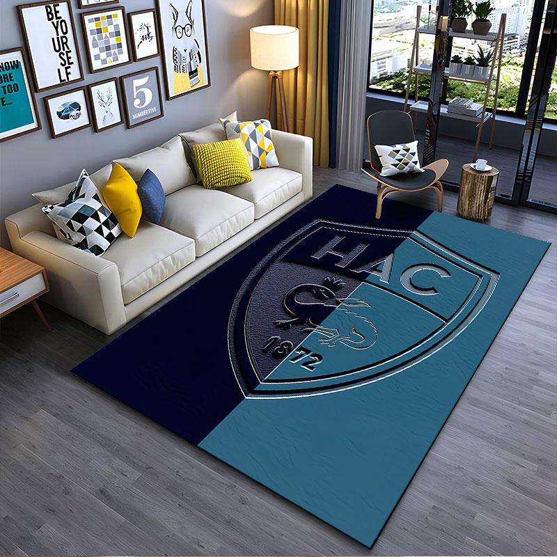 HAC Shield Logo Blue Carpet Suitable As a Non-slip Mat for the Living Room or Bedroom Sofa