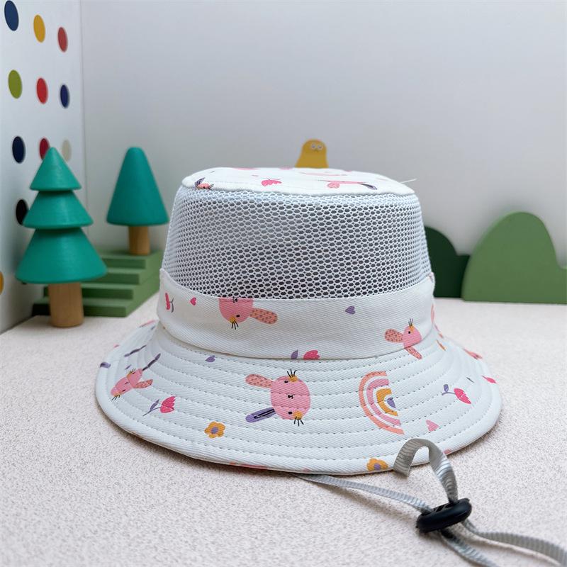 Breathable Baby Sun Hat - Summer Style Mesh Bucket Hat with Sun Protection