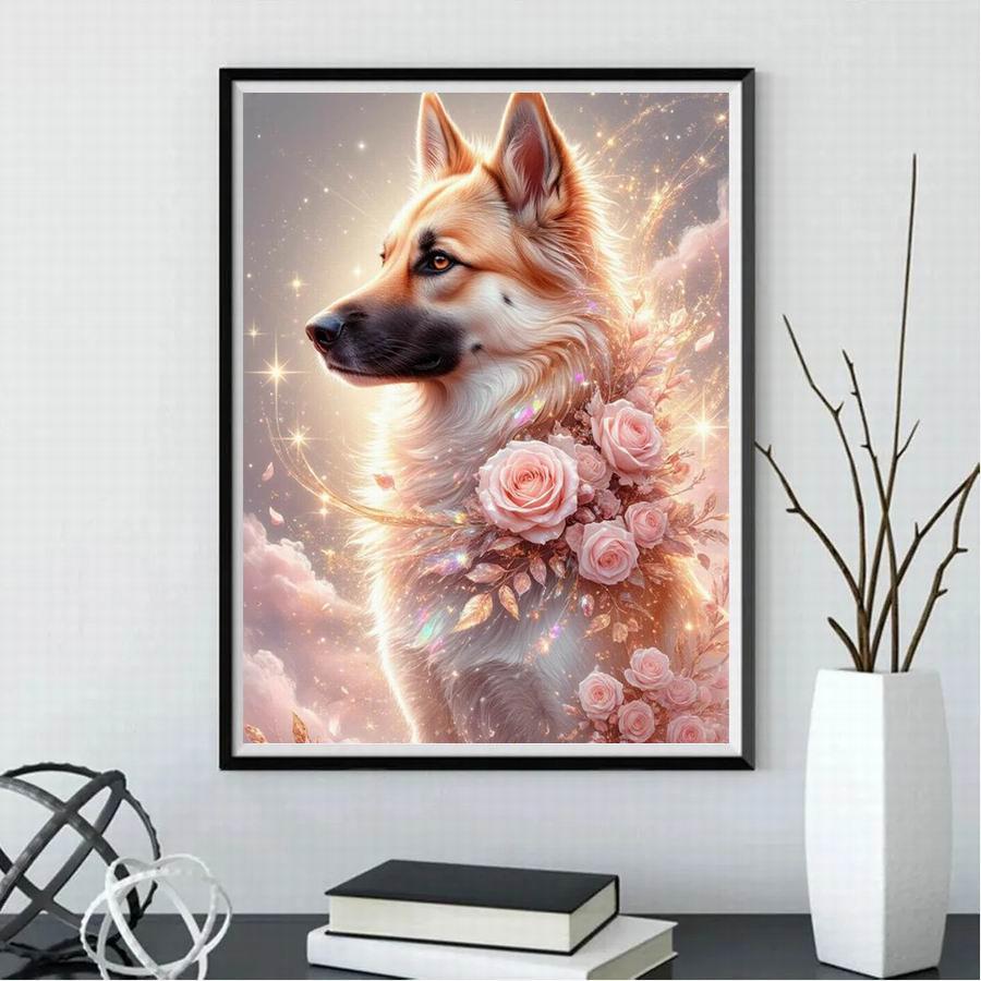 Diamond Painting New Collection 2026 Cute Dog Flower Diy Full Square Round Drill Rhinestone Embroidery Pet Animals Mosaic Cross Stitch Kits