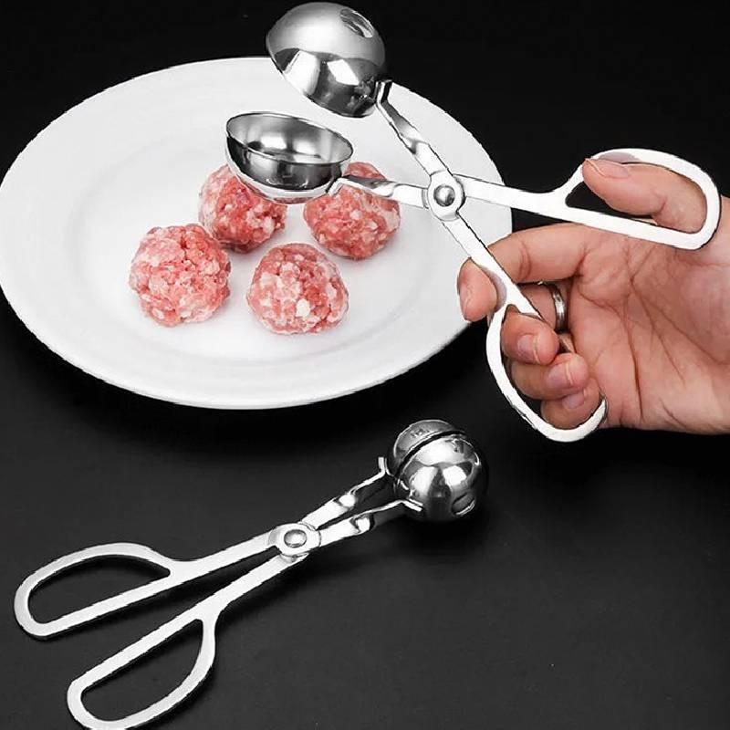 Premium 304 Edelstahl Fleischbällchenformer für müheloses Kochen zu Hause und Meal Prep