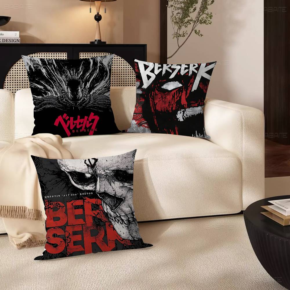 Anime B-berserk Pillow Anime Pillow Sofa Bed Head Pillow Cover Cushion Cover 45x45 Cm Fashion
