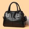 Chic Women's Leather Top-Handle Bag Versatile Crossbody Purse for Daily & Casual Use