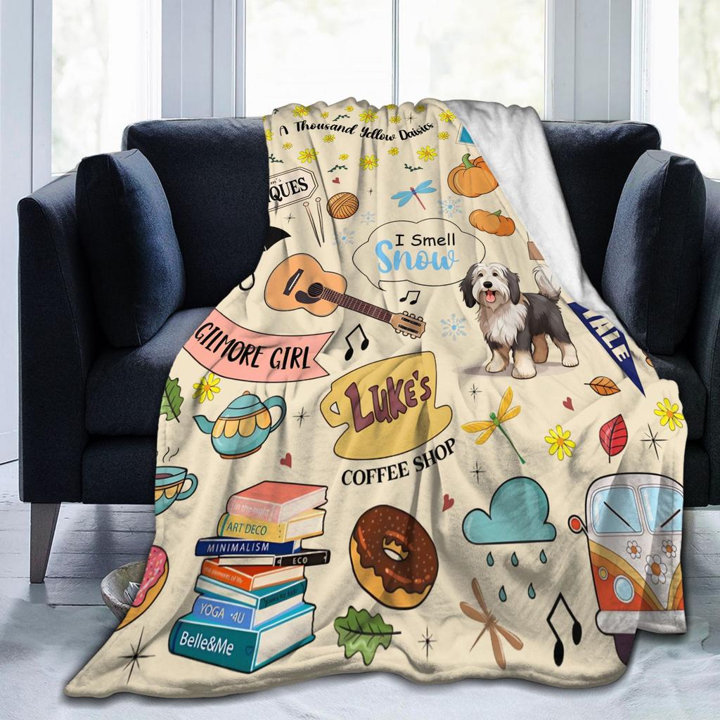 Gilmore Girls Decke Flanell Winter Multifunktionale Leichte Dünne Überwurfdecke für Sofa Schlafzimmer Teppichstück