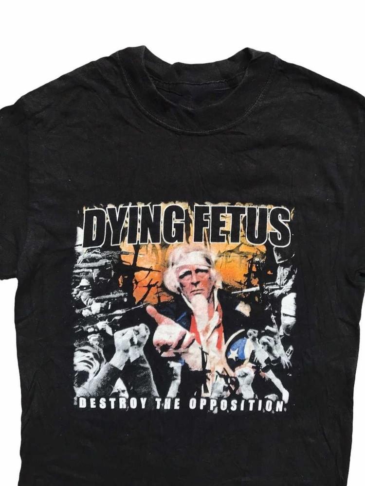Футболка с логотипом группы Dying Fetus Альбом Destroy the Opposition Размеры от S до 5XL NE370 Унисекс XXXXL