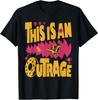 This Is An Outrage Donut Cat T-shirt