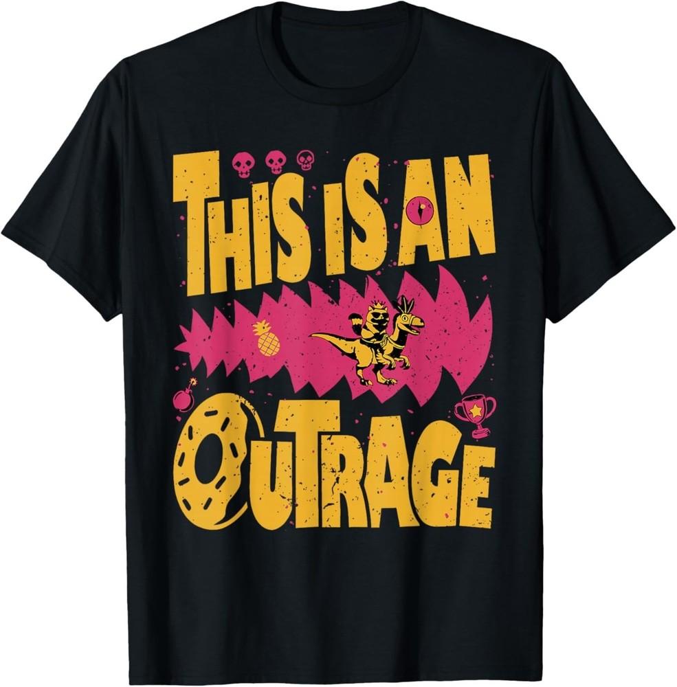 This Is An Outrage Donut Cat T-shirt