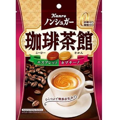 KANRO Non-Sugar Coffee Tea House 72gFeatureNon-sugar, 0 Sugar, 0 Sugar, Smooth Mouthfeel Candy with FeatureNon-sugar, 0 Sugar, 0 Sugar, Smooth Mouthfe