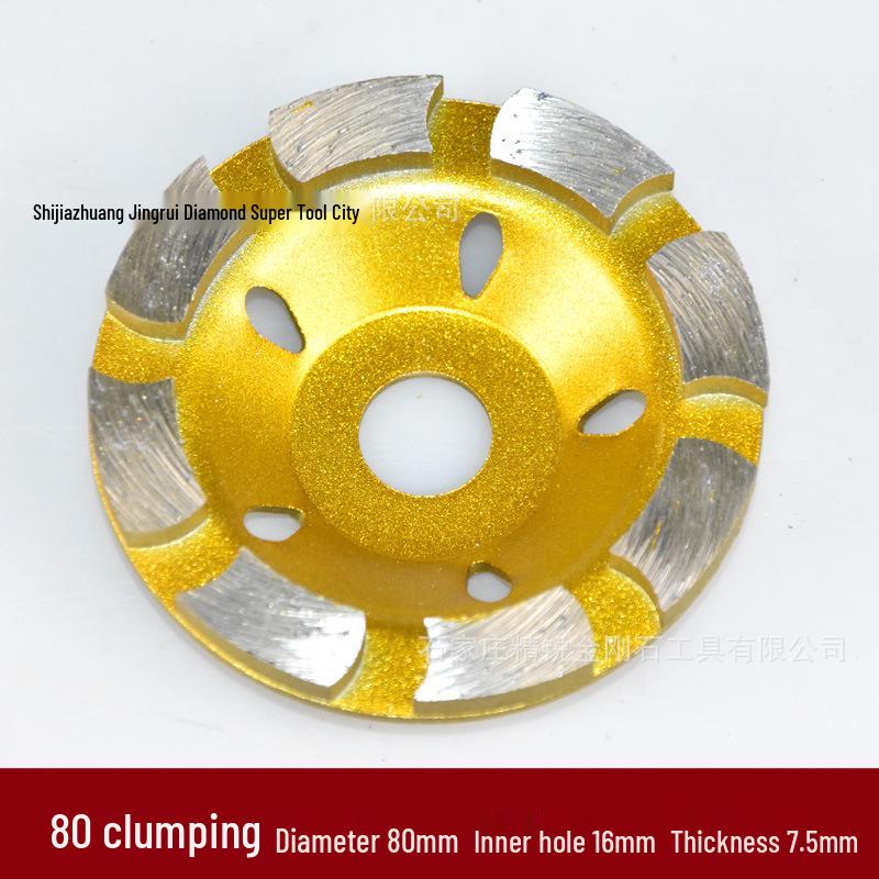 Diamond Stone Grinding Disc for Concrete Floors - Bowl Shape 80-230mm
