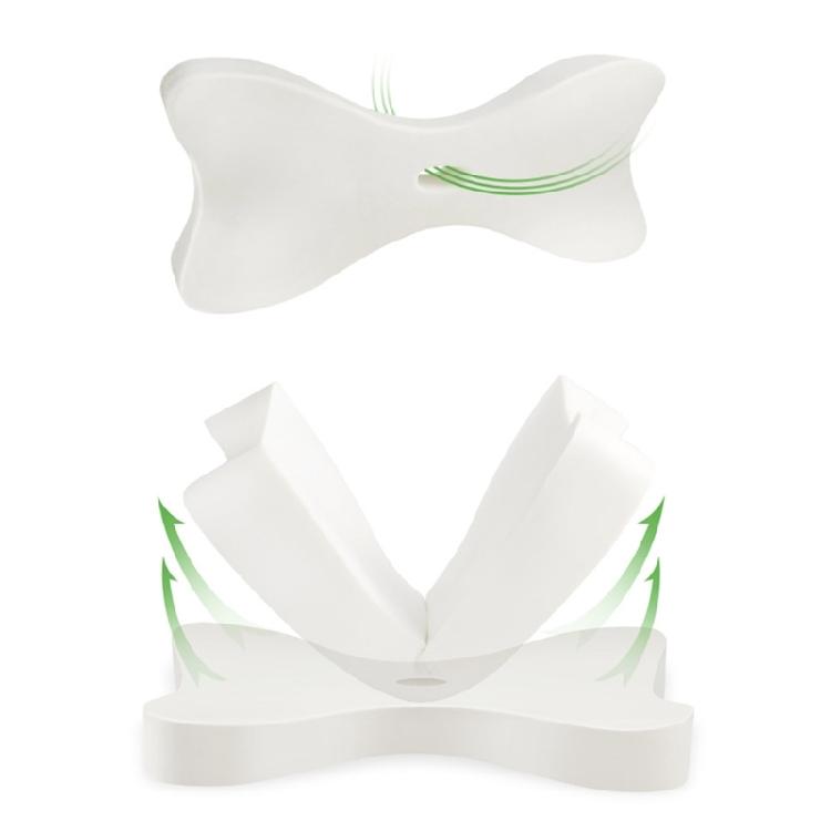 Ergonomic Leg Spacer Pillow For Side Sleepers Pressure Relief Memory Foam Removable Washable Cover