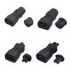 Portable Male To Female C14 To C13 Adapter C14 To C15/C14 To C5/C14 To C7 Power Cable Adapter Transfer Plugs ABS-made