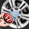 4 Stück 60mm Auto Radmitte Nabenkappe Felgennabe Staubschutzabdeckung Emblem für Honda Civic Xrv Hrv Crv Brv City Accord Fit Pilot Odyssey Jazz Insight