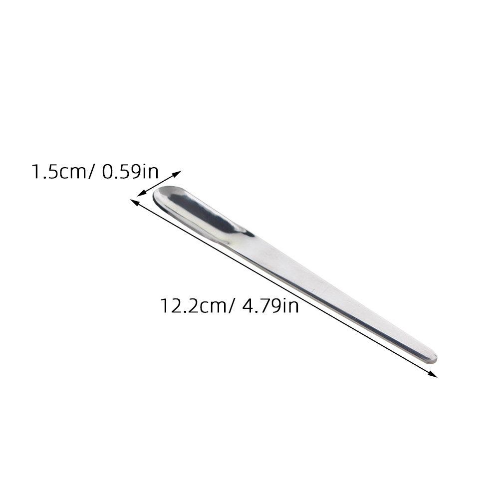 4 Pcs Serving Utensils Coffee Stirring Spoon Espresso Spoons Dessert Stainless Steel 11x1.5x0.12cm