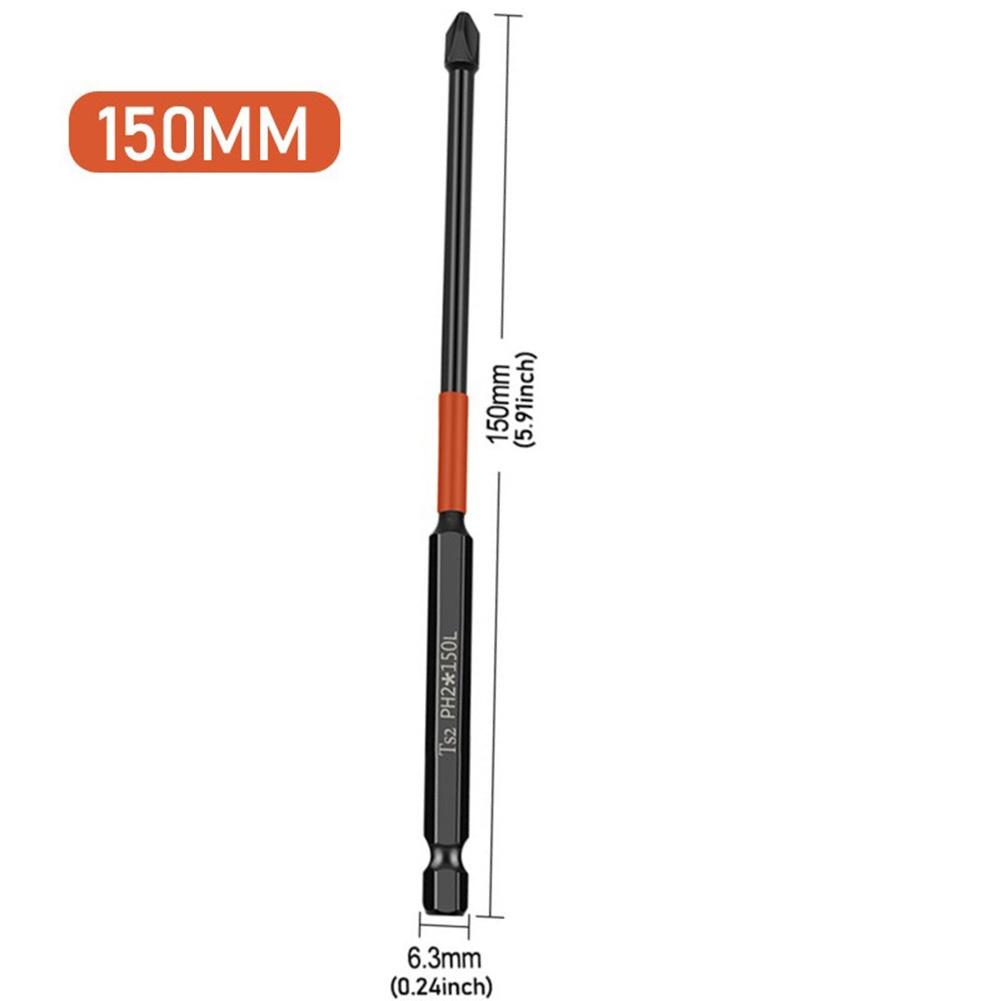 PH2 Screwdriver Bit 25 50 65 70 90 150mm Drill Bit Batch Head