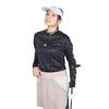 Adidas Golf Damen Monogramm Rollkragen Langarm Golfshirt, Karbonfaser