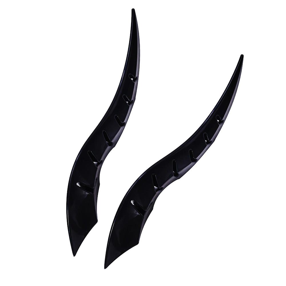 1Pair Roof Horn Decorations Car Roof Dragon Horn Modification High-Strength All-Weather Waterproof 3D Bull Horns Stickers