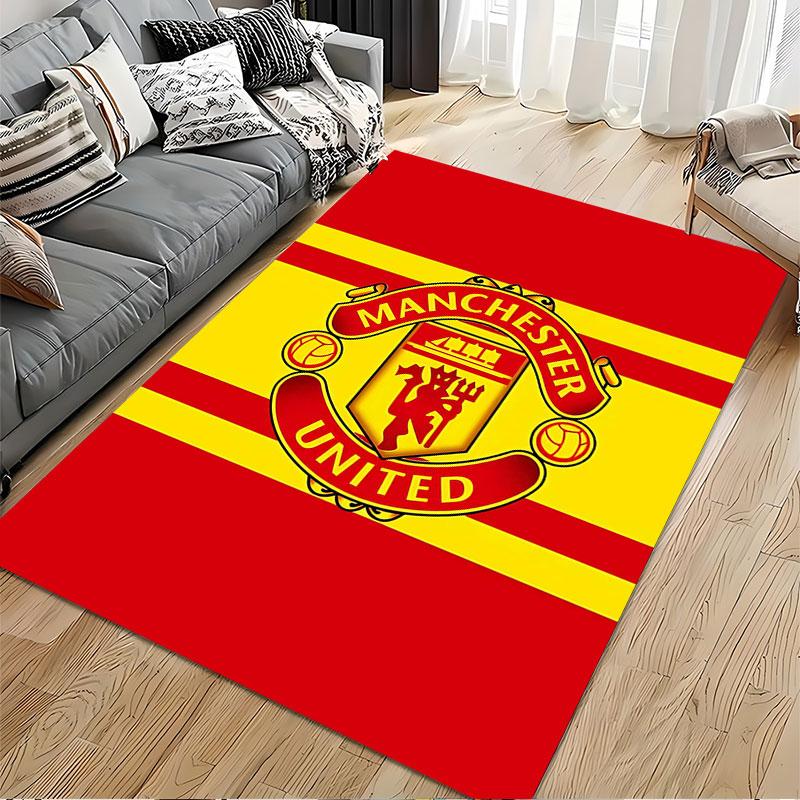 Manchester United Logo Carpet suitable as a non-slip mat for the living room or bedroom sofa