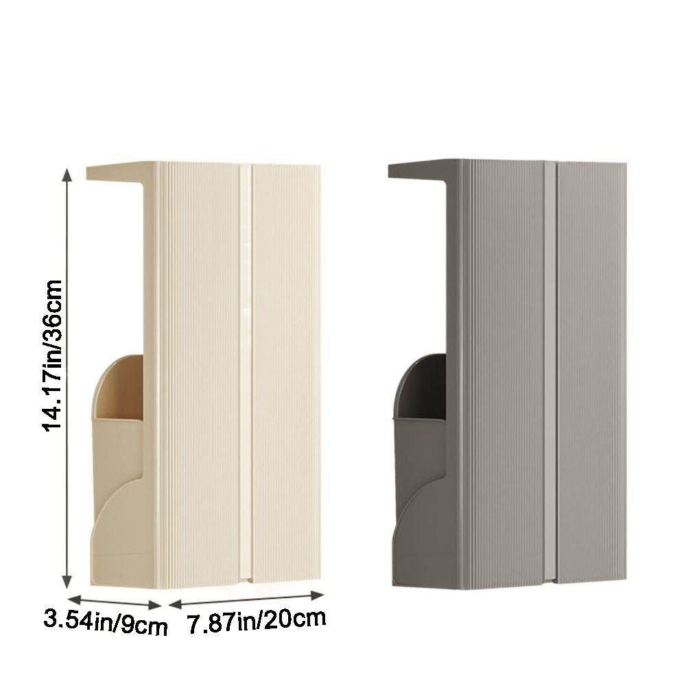Wall Mounted Wall-mounted Long Tissue Box No Punch Toilet Paper Box  for Home