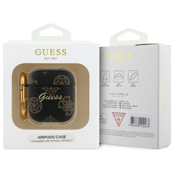 Guess Gua2Pg4Gpk Airpods 1/2 Cover       Black/Black 4G Hook