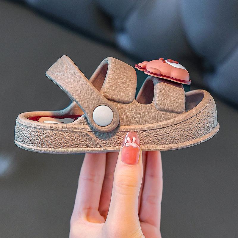 2026 Kids' Closed-Toe Summer Beach Slippers for Toddlers - Girls & Boys