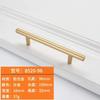 Gold Handle Cabinet Wardrobe Aluminum Alloy Handle Nordic Solid Simple Drawer Shoe Cabinet Door Handle