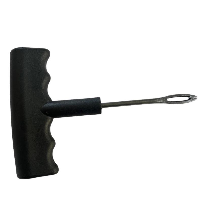 Motorcycle Vacuum Tire Repair Tools Kit with Vulcanizing Tire Repair Strips Vehicle Motorcycle Tubeless Tyre Puncture Plug Set