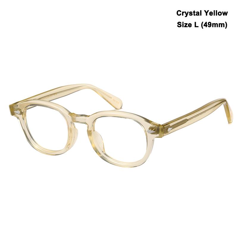 Johnny Depp Lemtosh Glasses Frame Men Women Luxury Brand Vintage Computer Goggles Acetate Glasses Frame Transparent Lens Box