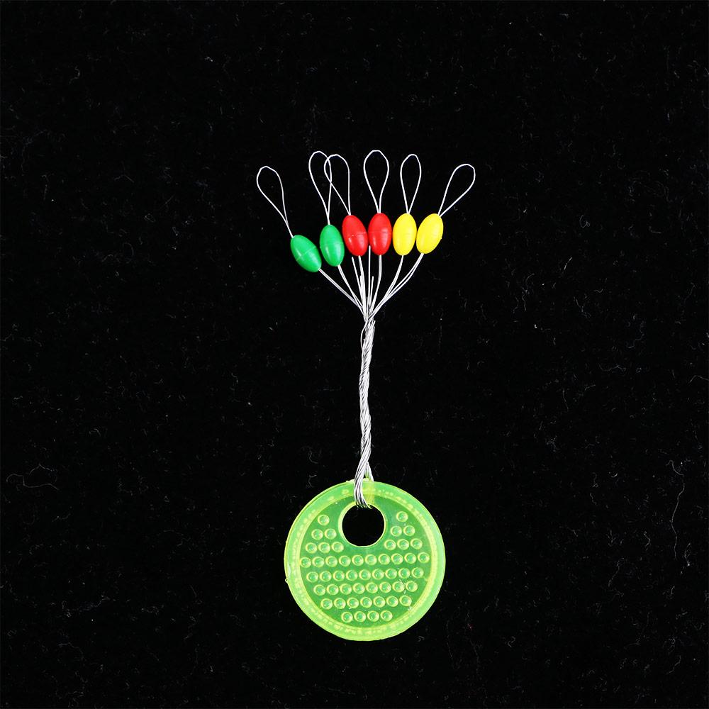 Rubber Stops Line Resistance Fishing Float Oval Floating Stopper Rubber Space Beans Fishing Bobber