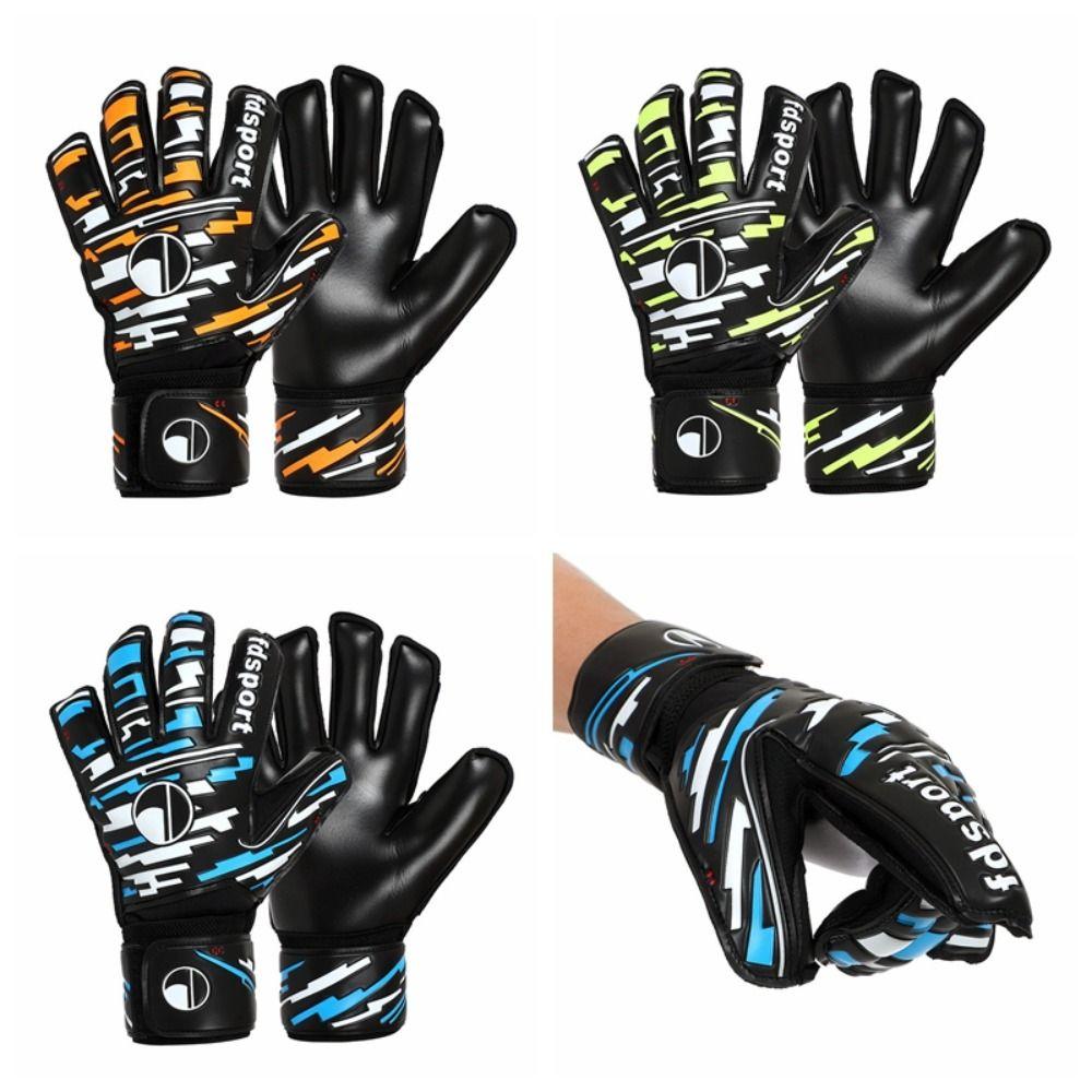 

Anti Slip Kids Football Goalie Gloves Thickened Game Goalkeeper Gloves Adult/Children/Kids 8 синій