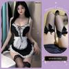 Passionate Lace Maid Roleplay Nightgown Set