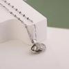 Elegant Oyster Necklace Unique Clavicle Chain New Peach Heart Pearl Necklace  Evening Party