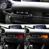 Top Suede Trim LHD RHD Sticker For Mazda 3 Axela BP M3 2019 2020 2021 2022 2023 2024 2025 Car Instrument Air Outlet Panel