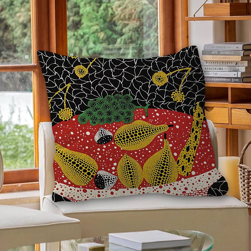 Beliebte Kunst YYayoi KusamaS Kissenbezug Kissenbezug Polsterung Sofa Wurfkissen Heimdekoration Kissenbezug